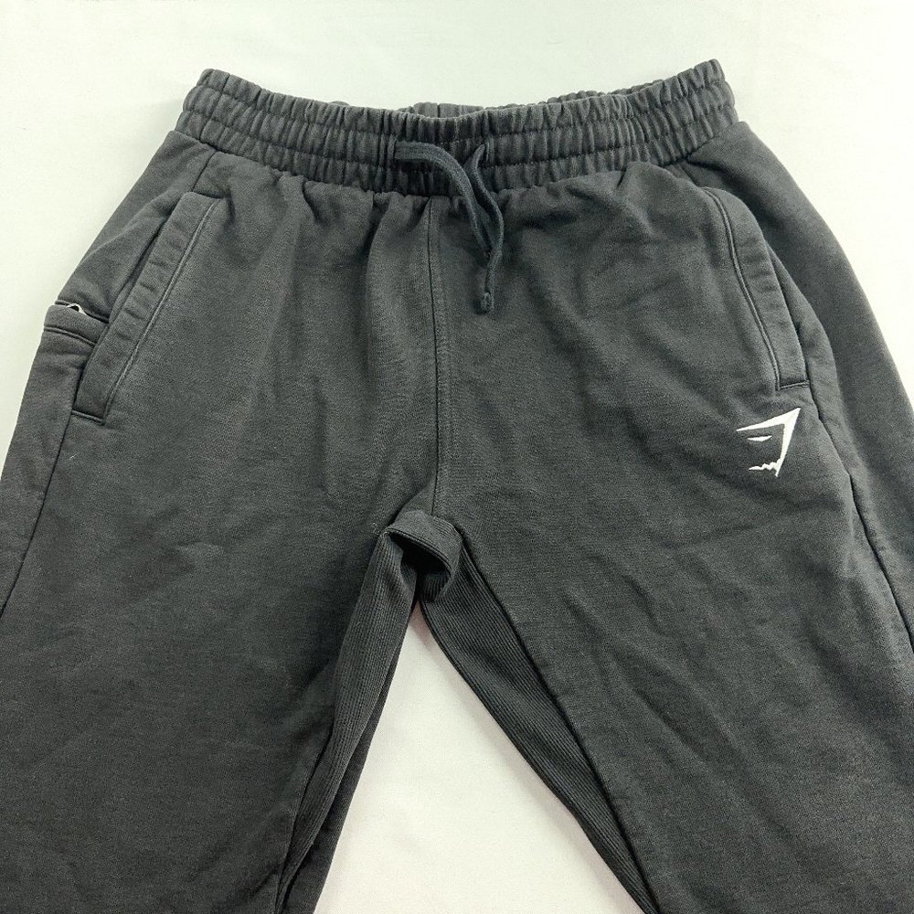 GymShark Joggers Womens Small Black Tapered Leg Pockets